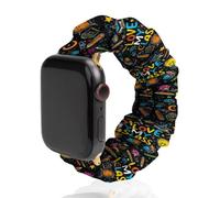 Love My Class - Correa de reloj elástica compatible con IWatch, divertidas correas de reloj inteligente para hombres y mujeres, 38 mm/40 mm, 42 mm/44 mm, 42mm/44mm, Poliéster, No es una piedra
