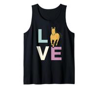 Love My Horse; Amante del caballo, AMOR y un caballo Camiseta sin Mangas