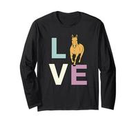 Love My Horse; Amante del caballo, AMOR y un caballo Manga Larga