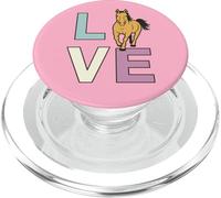 Love My Horse; Amante del Caballo, Amor y un Caballo PopSockets PopGrip para MagSafe