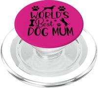 Love My Pet Pup Saying Cute Bones Funny World, la Mejor mamá de Perros PopSockets PopGrip para MagSafe