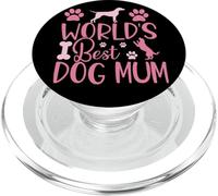 Love My Pet Pup Saying Cute Bones Funny World, la Mejor mamá de Perros PopSockets PopGrip para MagSafe