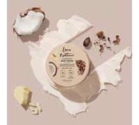 Love Nature Crema Corporal Nutritiva con Manteca de Cacao Orgánica y Aceite de Coco, Piel Extra Seca, 200 ml