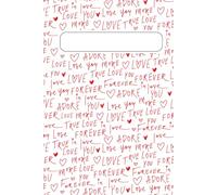 Love Notes: Romantic Dot Grid Journal with Sweet Word Pattern Cover: Aesthetic Notebook with 60 Dotted Pages | Perfect for Journaling, Writing, and Creative Expression