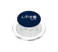 Love Nurse Cute Nurse ER Nurse RN Nurse CNA Nurse Life Scrub PopSockets PopGrip para MagSafe