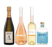 Love on the Beach Pack - Odyssée 319 Blanc de Blancs 75cl - Marbella Blush Rosé 75cl - Moscatel Naranja 50cl - GauGin Beach 70cl