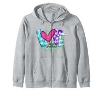 Love One Another 1 Juan 4:7 Escrituras Mensaje Bíblico Obra de Arte Sudadera con Capucha