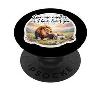 Love One Another As I Have Loved You - Versículo bíblico Cristiano PopSockets PopGrip Adhesivo