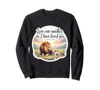 Love One Another As I Have Loved You - Versículo bíblico Cristiano Sudadera