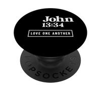 Love One Another John 13:34 Cita Cristiana PopSockets PopGrip Adhesivo