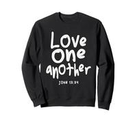 Love One Another John 13:34 Cita cristiana Sudadera