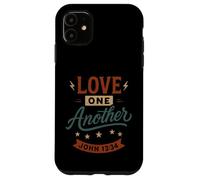 Love One Other John 13 34 - Vintage Christian Faith Carcasa para iPhone 11