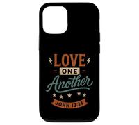 Love One Other John 13 34 - Vintage Christian Faith Carcasa para iPhone 12/12 Pro