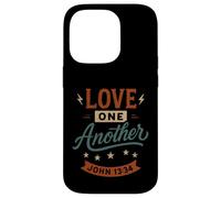 Love One Other John 13 34 - Vintage Christian Faith Carcasa para iPhone 14 Pro