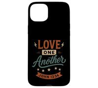 Love One Other John 13 34 - Vintage Christian Faith Carcasa para iPhone 15 Plus