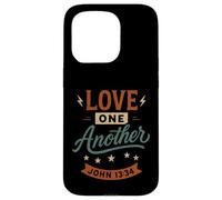 Love One Other John 13 34 - Vintage Christian Faith Carcasa para iPhone 15 Pro