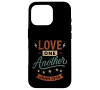 Love One Other John 13 34 - Vintage Christian Faith Carcasa para iPhone 16 Pro