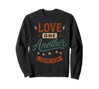 Love One Other John 13 34 - Vintage Christian Faith Sudadera