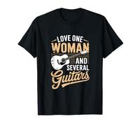 Love One Woman and Several Guitars Camiseta