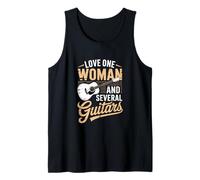 Love One Woman and Several Guitars Camiseta sin Mangas