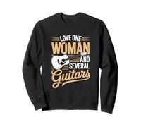 Love One Woman and Several Guitars Sudadera