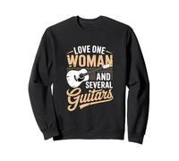 Love One Woman and Several Guitars Sudadera