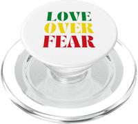 Love Over Fear Reggae Colors PopSockets PopGrip para MagSafe