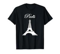 Love Paris France CORAZÓN Torre Eiffel Souvenir FRANCÉS Camiseta