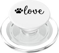 Love Paw Print Pet Rescue Mom Dad Life Pride PopSockets PopGrip para MagSafe