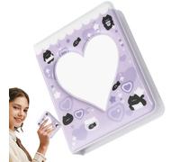 Love Photo Organizer, Álbum de fotos de corazón Álbum de almacenamiento de corazón | libro de colección de tarjetas fotográficas para fotos, postales, postales, imágenes