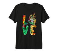 Love Pit Bull Dog Sunflower Tie Dye Funny Puppy Lover Camiseta Premium