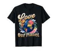 Love Planet Protección del Medio Ambiente Día de la Tierra Reutilización del Camiseta