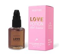 LOVE POTION Aceite besable sabor a Chocolate. Sensación envolvente de calor. Aceite corporal íntimo saborizado comestible. Base de Agua. No Mancha. 30 ml