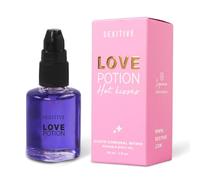 LOVE POTION Aceite besable sabor a Frutos Rojos. Sensación envolvente de calor. Aceite corporal íntimo saborizado comestible. Base de Agua. No Mancha. 30 ml