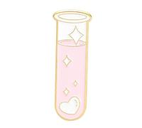 Love Potion in Vial Pin de esmalte con respaldo de seguridad