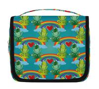 Love Rainbow Frogs - Neceser de viaje, diseño de ranas