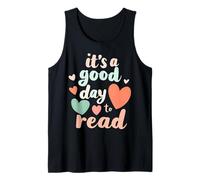 Love Reading Quote It's a Good Day to Read Fun Happy Vibe Camiseta sin Mangas