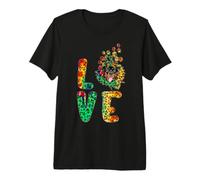 Love Rottweiler Dog Sunflower Tie Dye Funny Puppy Lover Camiseta Premium