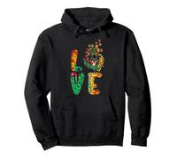Love Rottweiler Dog Sunflower Tie Dye Funny Puppy Lover Sudadera con Capucha