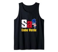 Love Sal Cabo Cabo Verde con emblema caboverdiano Camiseta sin Mangas