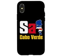 Love Sal Cabo Cabo Verde con emblema caboverdiano Carcasa para iPhone X/XS