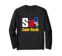 Love Sal Cabo Cabo Verde con emblema caboverdiano Manga Larga