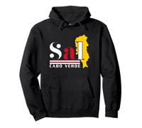 Love Sal Cabo Cabo Verde con emblema caboverdiano Sudadera con Capucha