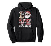 Love Santa Christmas Funny Xmas 9º Grado Sudadera con Capucha