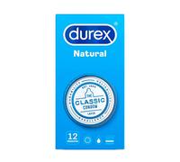 DUREX PRESERVATIVOS NATURAL PLUS 12 UNIDADES