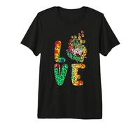 Love Shih Tzu Dog Sunflower Tie Dye Funny Puppy Lover Camiseta Premium