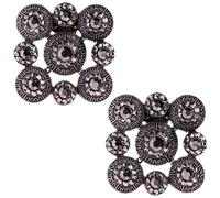 LOVE SHOES señoras 2 clip para zapatos elegante clip de joyería zapatos gunmetal chic