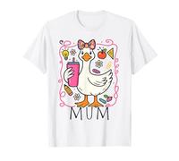 Love Silly Family Crew Best Mothers Day Goose CEO Busy Mum Camiseta