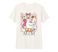 Love Silly Family Crew Best Mothers Day Goose CEO Busy Mum Camiseta Premium