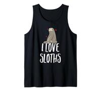 Love Sloths Spirit Animal Sleepy & Relaxed, Hombres, Mujeres, Niños Camiseta sin Mangas